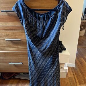 The Limited Silk Blue Dress